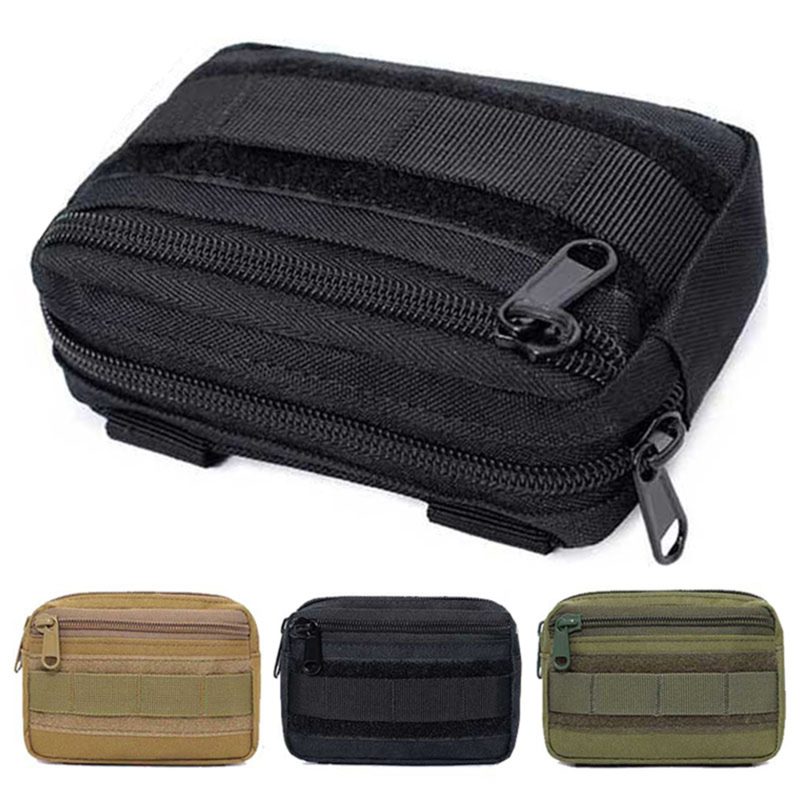 Edc Carry Kit - 二重層 EDC パック男性戦術モールウエストベルトオックスフォードヒップポーチファニーパックキャンプ狩猟アクセサリーユーティリティバッグ