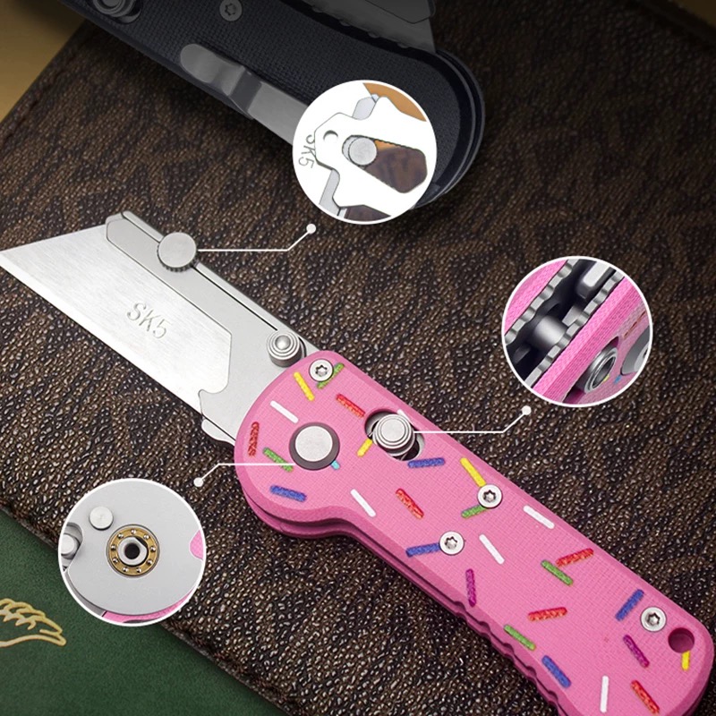 BHBT G10 ミニ折りたたみ式ポケットユーティリティナイ - Edc Carry Knife のレビューと価格