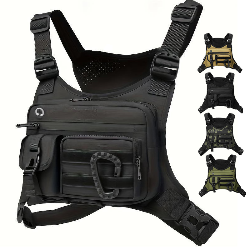 アウトドアスポーツチェストバッグベスト メンズ レディース  - Edc Carry Kit のレビューと価格