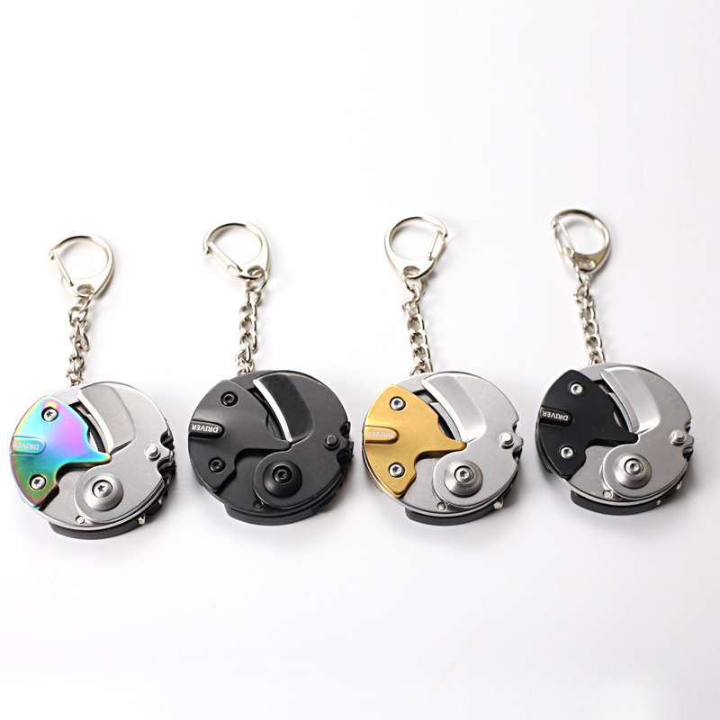 多機能コインナイフキーホルダー、携帯用、アウトドア用、EDC - Edc Carry Pocket Knife のレビューと価格