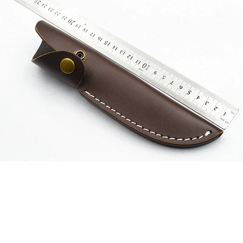 Swayboo-折りたたみ式牛革レザーケース,固定刃付きレザ - Edc Everyday Carry Knives のレビューと価格