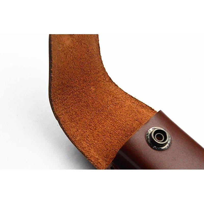 Swayboo-折りたたみ式牛革レザーケース,固定刃付きレザ - Edc Everyday Carry Knives のレビューと価格