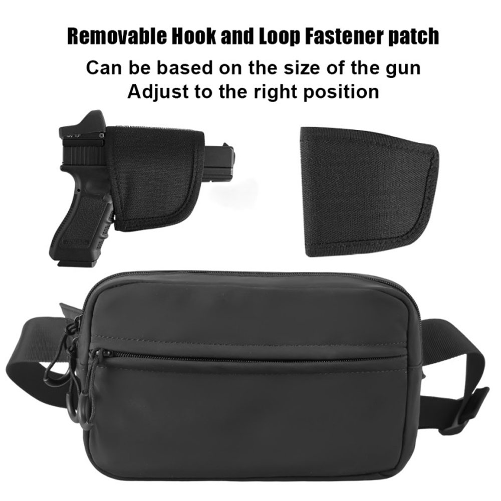 ガンバッグ 隠し携帯用ウエストバッグ タクティカルファニーパ - Edc Carry Fanny Pack のレビューと価格