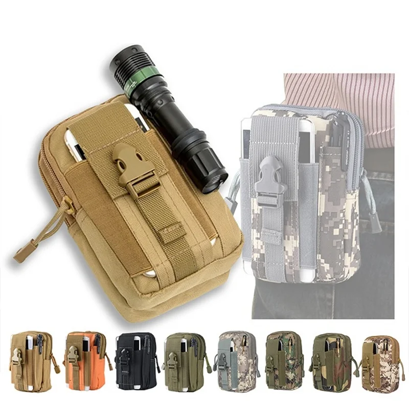 小さなモールポーチウエストパックバッグ電話ホルダーアウトドア - Edc Carry Kit のレビューと価格
