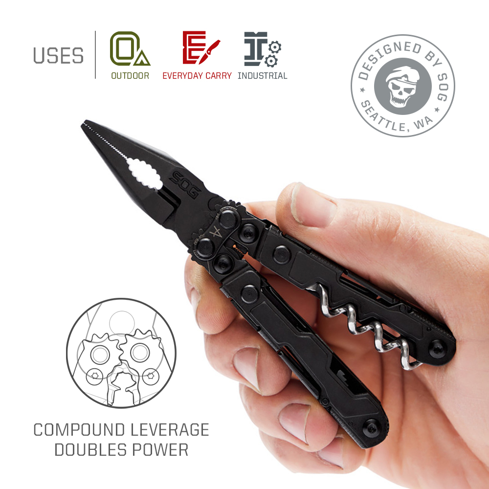SOG PowerLitre 19機能コンパクトマルチツール - Edc Carry Knife のレビューと価格