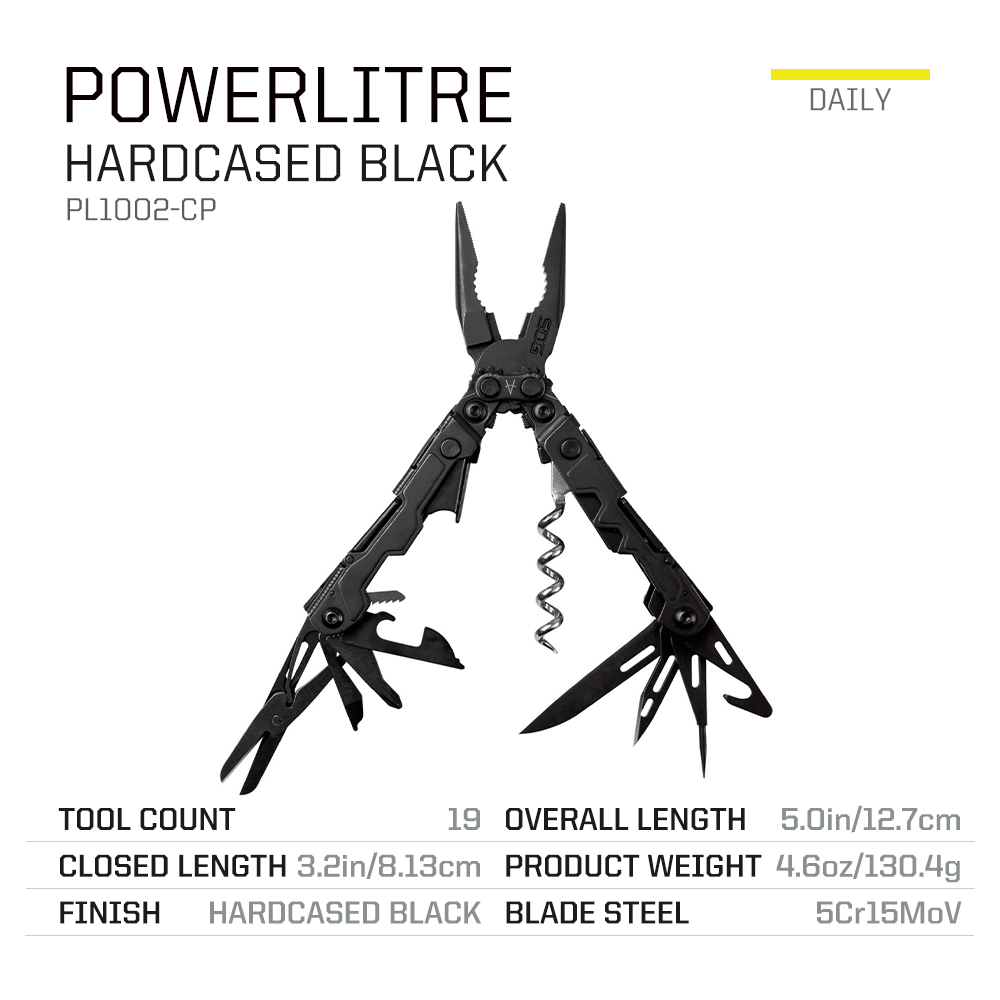 SOG PowerLitre 19機能コンパクトマルチツール - Edc Carry Knife のレビューと価格