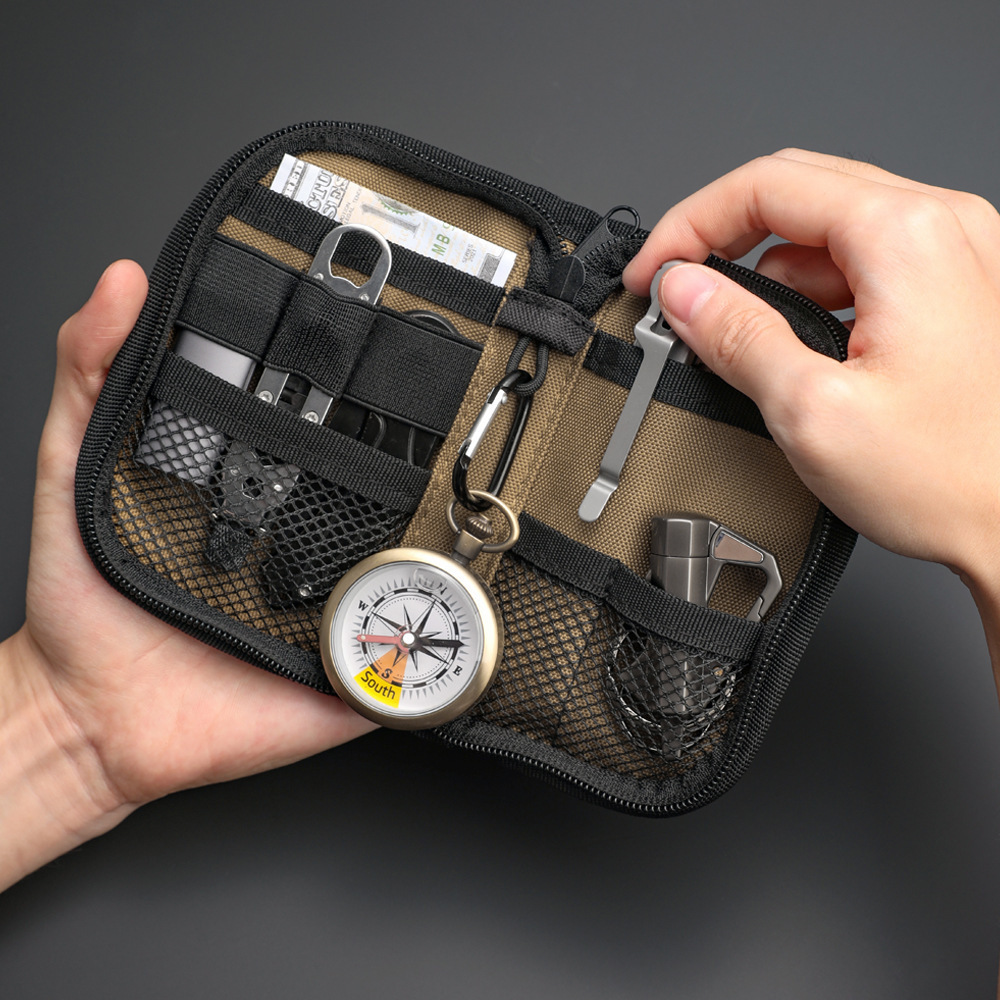 小型で持ち運びやすいEDCツール収納財布。多機能カードホルダ - Edc Carry Clip のレビューと価格