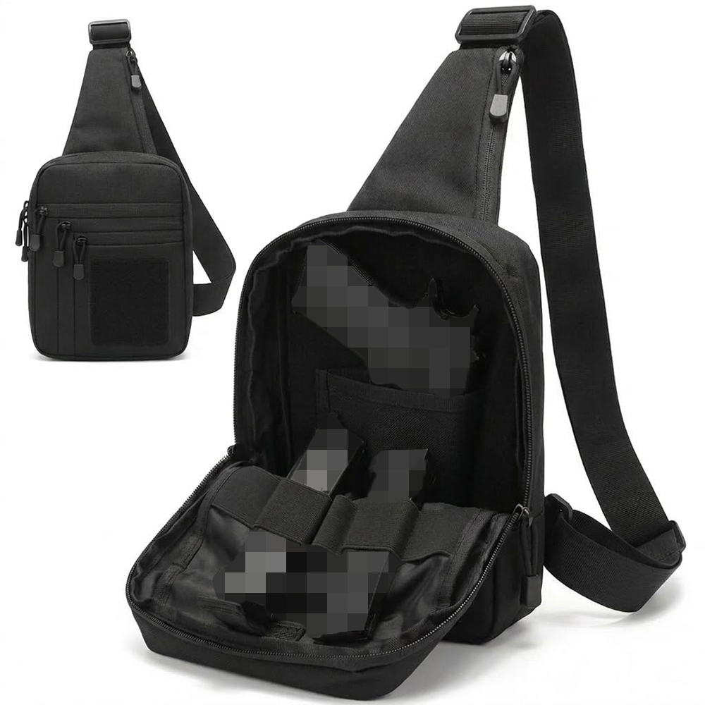 戦術用ピストルガンバッグ、隠しキャリーガンホルスター、ハンド - Edc Concealed Carry Sling Bag のレビューと価格